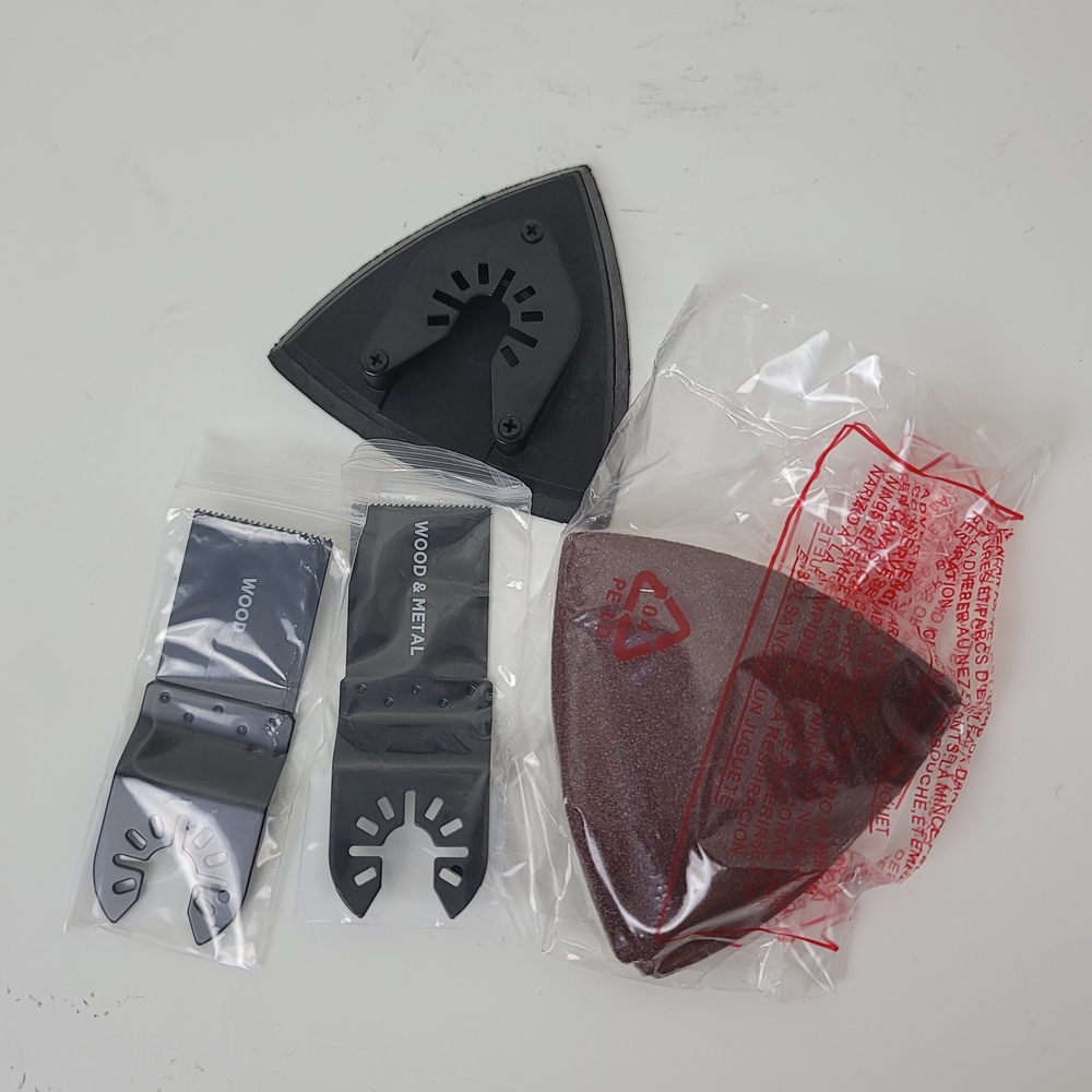 Craftsman Multi-Tool Accessory Set with Blades and Sanding Pads, New.